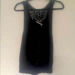 Kimchi Blue sexy lace button down vest/shirt